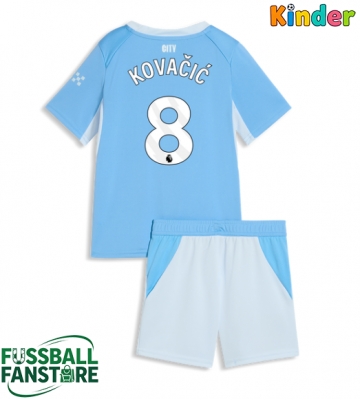 Manchester City Mateo Kovacic #8 Replik Heimtrikot Kinder 2026-27 Kurzarm (+ Kurze Hosen)